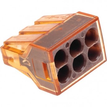 Экспресс-клемма REXANT СМК 773-606 с пастой, 6-проводная 0,75-4 мм² (50 шт/уп) Экспресс-клемма REXANT СМК 773-606 с пастой, 6-проводная 0,75-4 мм² (50 шт/уп)