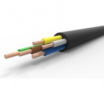 Кабель REXANT КГТП-ХЛ 5х4 мм² промышленный гибкий 20 м Кабель REXANT КГТП-ХЛ 5х4 мм² промышленный гибкий 20 м