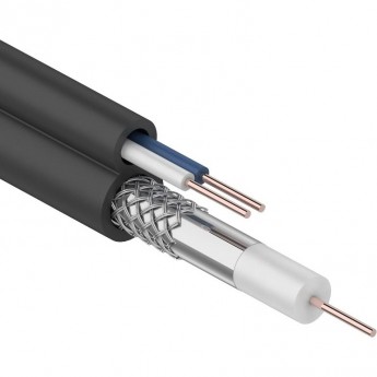 Кабель REXANT ККСВ-П+2х0.5 мм 100 м черный Кабель REXANT ККСВ-П+2х0.5 мм 100 м черный