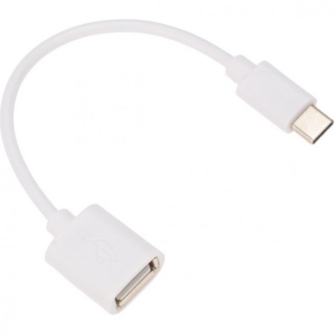 Кабель REXANT OTG Type C на USB/2,4A, PVC, 15 см, белый 18-1180 Кабель REXANT OTG Type C на USB/2,4A, PVC, 15 см, белый 18-1180