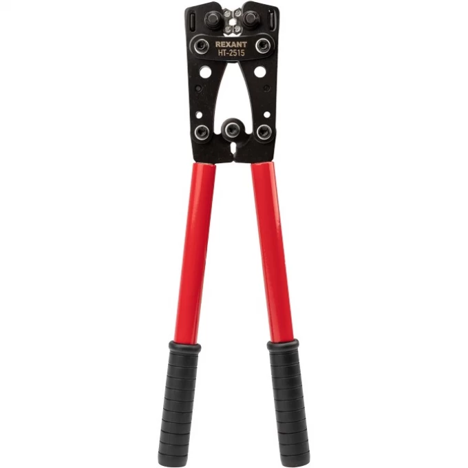 Кримпер REXANT HT-2515 для обжима силовых наконечников и гильз 12-3055 Кримпер REXANT HT-2515 для обжима силовых наконечников и гильз 12-3055