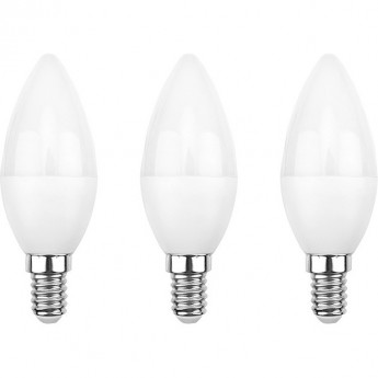 Лампа светодиодная REXANT CN 9.5 Вт E14 6500 K, 3 шт. Лампа светодиодная REXANT CN 9.5 Вт E14 6500 K, 3 шт.