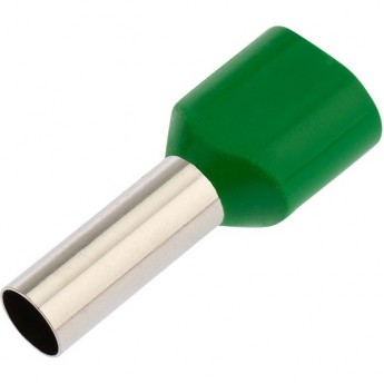 Наконечник штыревой REXANT втулочный изолированный F-14 мм 2х6 мм² (НШВи(2) 6.0-14/НГи2 6,0-14) зеленый Наконечник штыревой REXANT втулочный изолированный F-14 мм 2х6 мм² (НШВи(2) 6.0-14/НГи2 6,0-14) зеленый