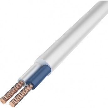 Провод REXANT ПВС 2x1.0 мм² соединительный белый 20 м Провод REXANT ПВС 2x1.0 мм² соединительный белый 20 м