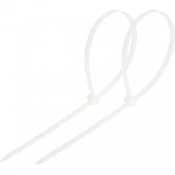 Стяжка нейлоновая REXANT 250x3,6мм, белая (500 шт/уп) Стяжка нейлоновая REXANT 250x3,6мм, белая (500 шт/уп)