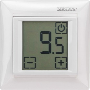 Терморегулятор сенсорный REXANT RX-419B, белый, совместим с Legrand серии Valena Терморегулятор сенсорный REXANT RX-419B, белый, совместим с Legrand серии Valena