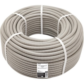 Труба гофрированная REXANT 20 мм с зондом, 50 м Труба гофрированная REXANT 20 мм с зондом, 50 м