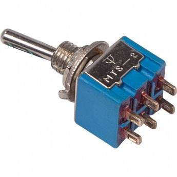 Тумблер REXANT MICRO 250V 3А (6c) ON-ON двухполюсный