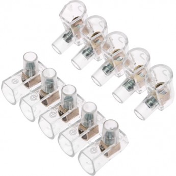 Зажим REXANT КЗВИ 4 мм² (5х1) концевой винтовой изолированный, 20 шт. Зажим REXANT КЗВИ 4 мм² (5х1) концевой винтовой изолированный, 20 шт.